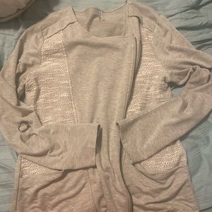 Grey Vanity Zip up jacket